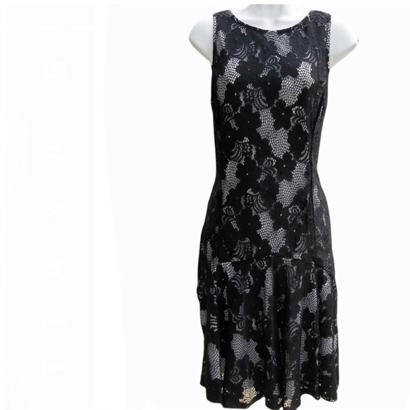 Tiana B. Dresses & Skirts - Tiana B. Black Lace Knit Dress